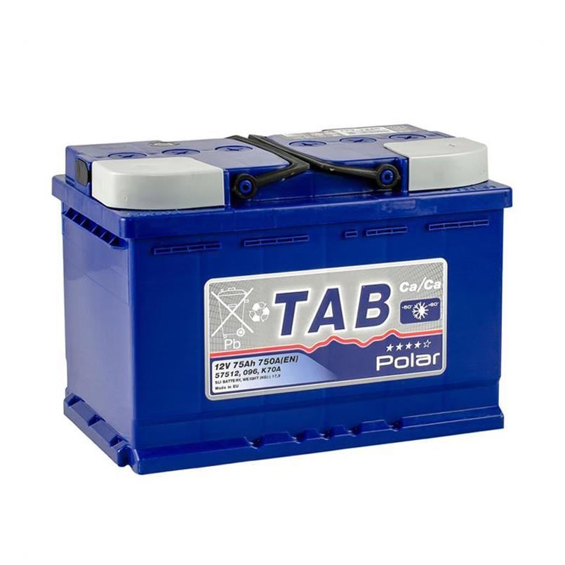 Аккумулятор TAB Polar Blue 75 Ah/12 V - + (121 075) - фото 1