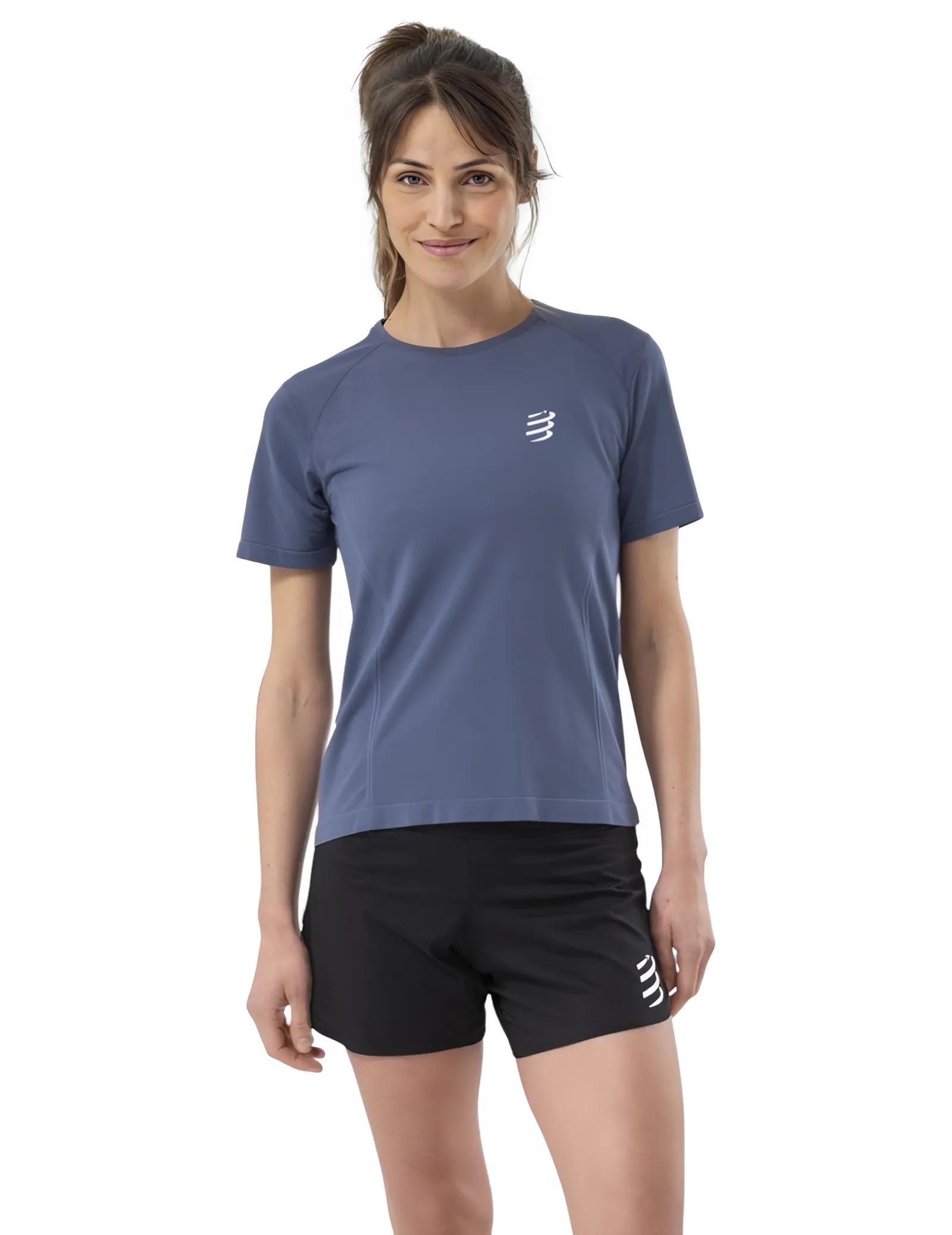 Футболка женская Compressport Performance SS Tshirt S Indigo (ATSW4935123S)