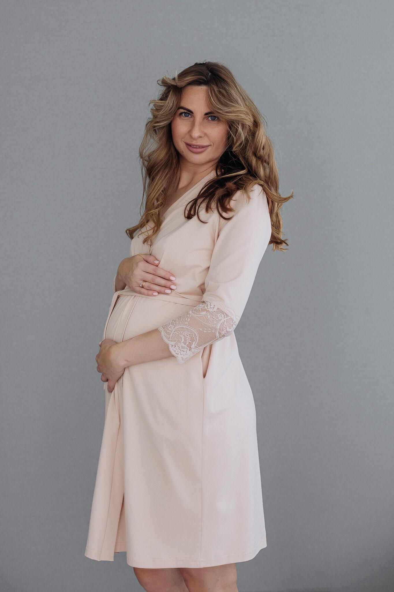 Халат для беременных и кормящих мамочек Soft&Lace XXL Frappe (144171)