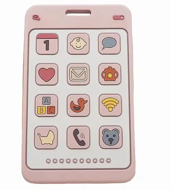 Прорезыватель для зубов силиконовый Mommy Bag Телефон Розовый (141292) Прорезыватель для зубов силиконовый Mommy Bag Телефон Розовый (141292)