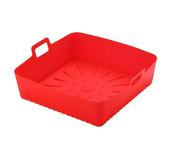 Форма силиконовая квадратная для аэрогриля мультипечи и фритюрницы 23 см (UK-9345-R)