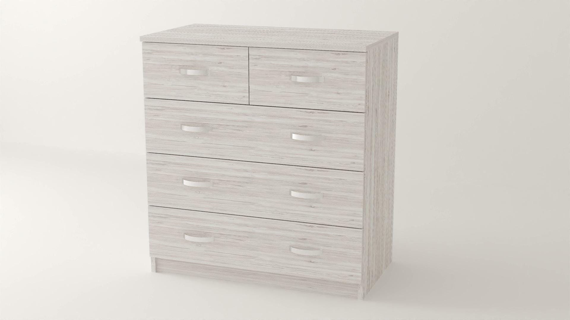 Комод Алекса ВК-33 110х50х90 см Аляска (61754) - фото 1