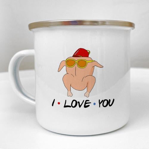 Кружка металлическая Camper I love you 250 мл (KRM_DR006)