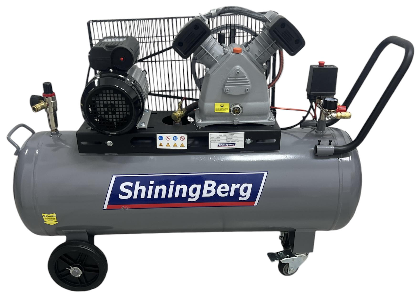 Компресор поршневий ShiningBerg LB30-100L-M, 220/230 В 100 л - фото 4