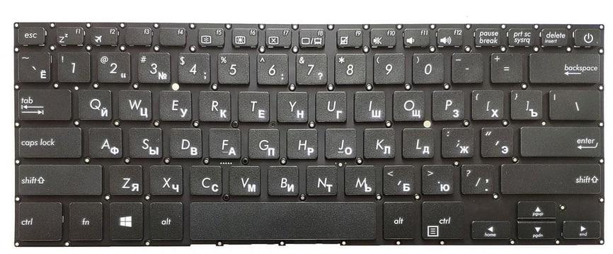 Клавиатура для ноутбука Asus K406 K406UA/S406UA/V406UA матовая (0KNB0-2628RU00)