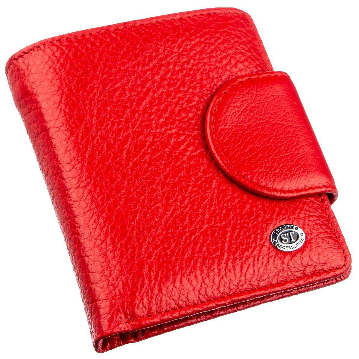 Кошелек женский ST Leather 18923 из натуральной кожи Красный (168-136-18923)