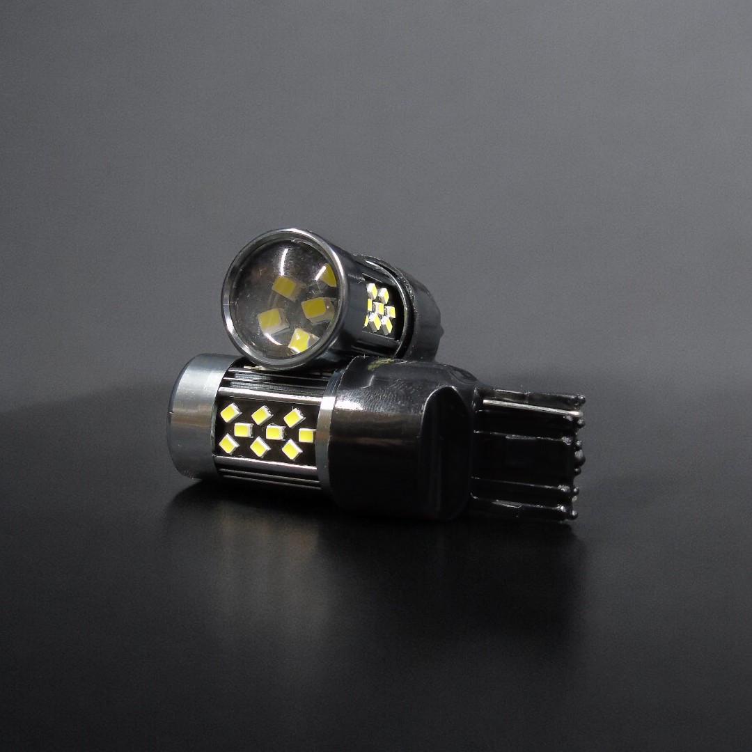 Автомобильная лампа светодиодная с линзой Global Solution 7440-4014-42SMD 12-24V безцокольная одноконтактная W21W Белый (2290750176) - фото 5 Автомобильная лампа светодиодная с линзой Global Solution 7440-4014-42SMD 12-24V безцокольная одноконтактная W21W Белый (2290750176) - фото 5