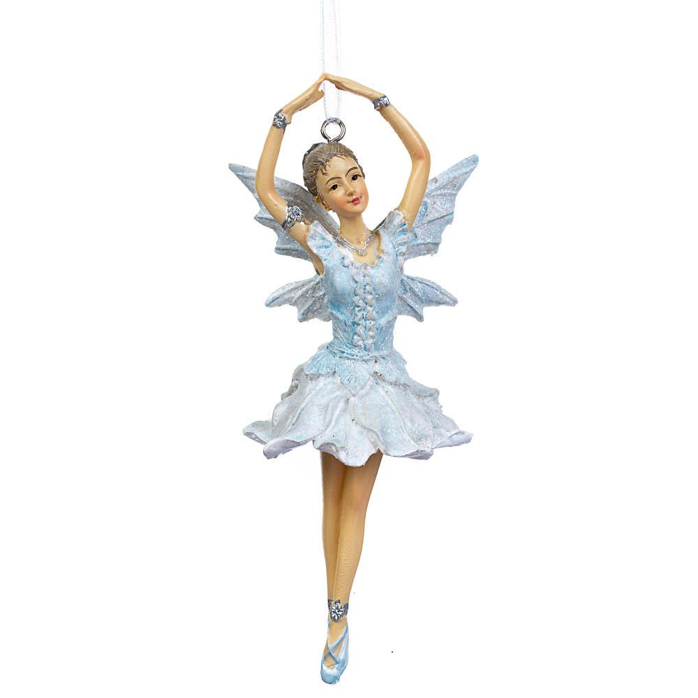 Новогодняя подвеска Elisey Балерина в голубом (2007-015)