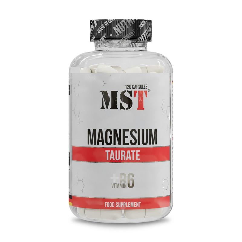 Магний таурат с витамином B6 MST Magnesium Taurat 120 капс.