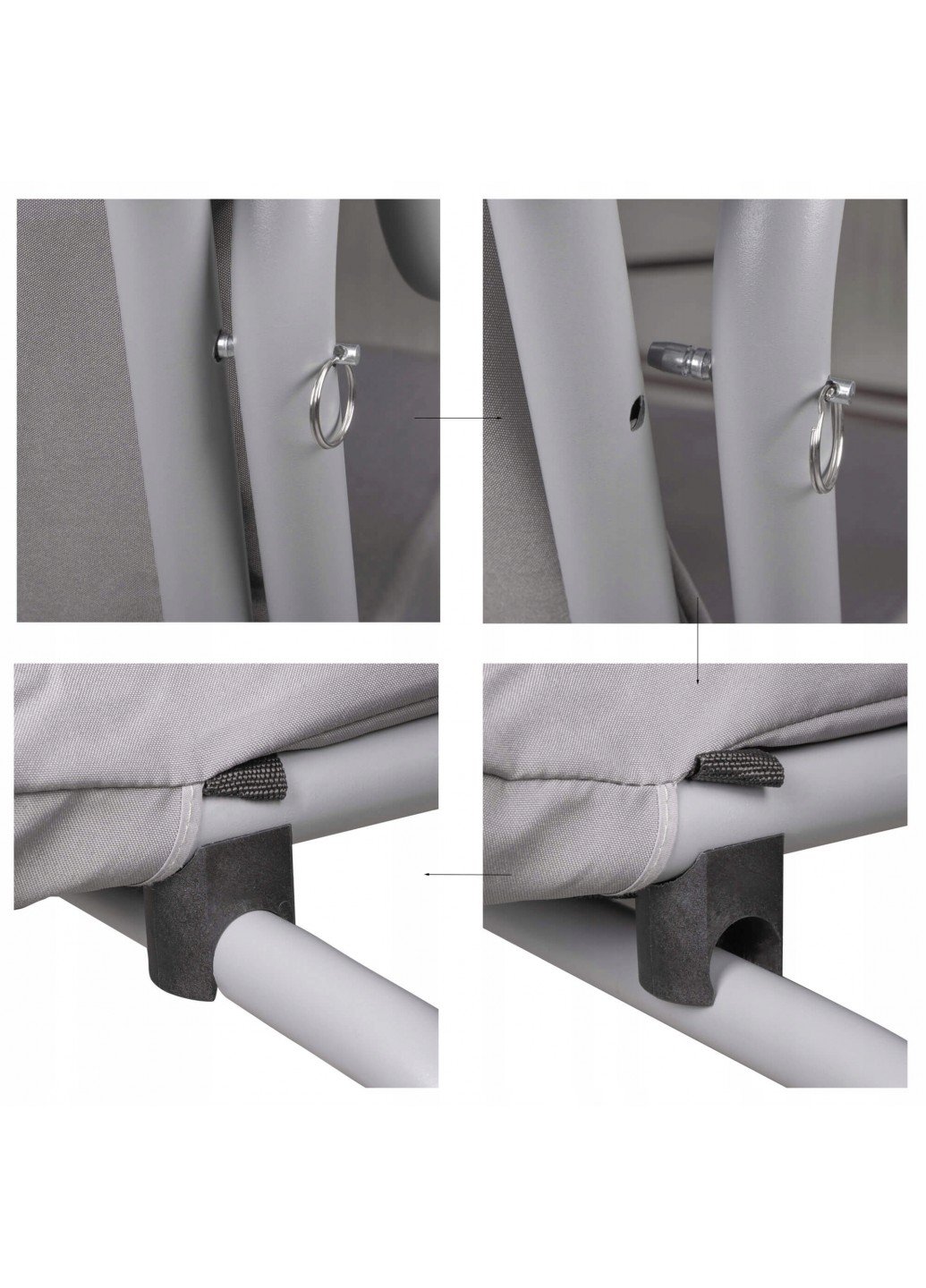 Садова гойдалка Springos Venezia 163x193 см Світло-сірий (GS0015) - фото 8 Садова гойдалка Springos Venezia 163x193 см Світло-сірий (GS0015) - фото 8