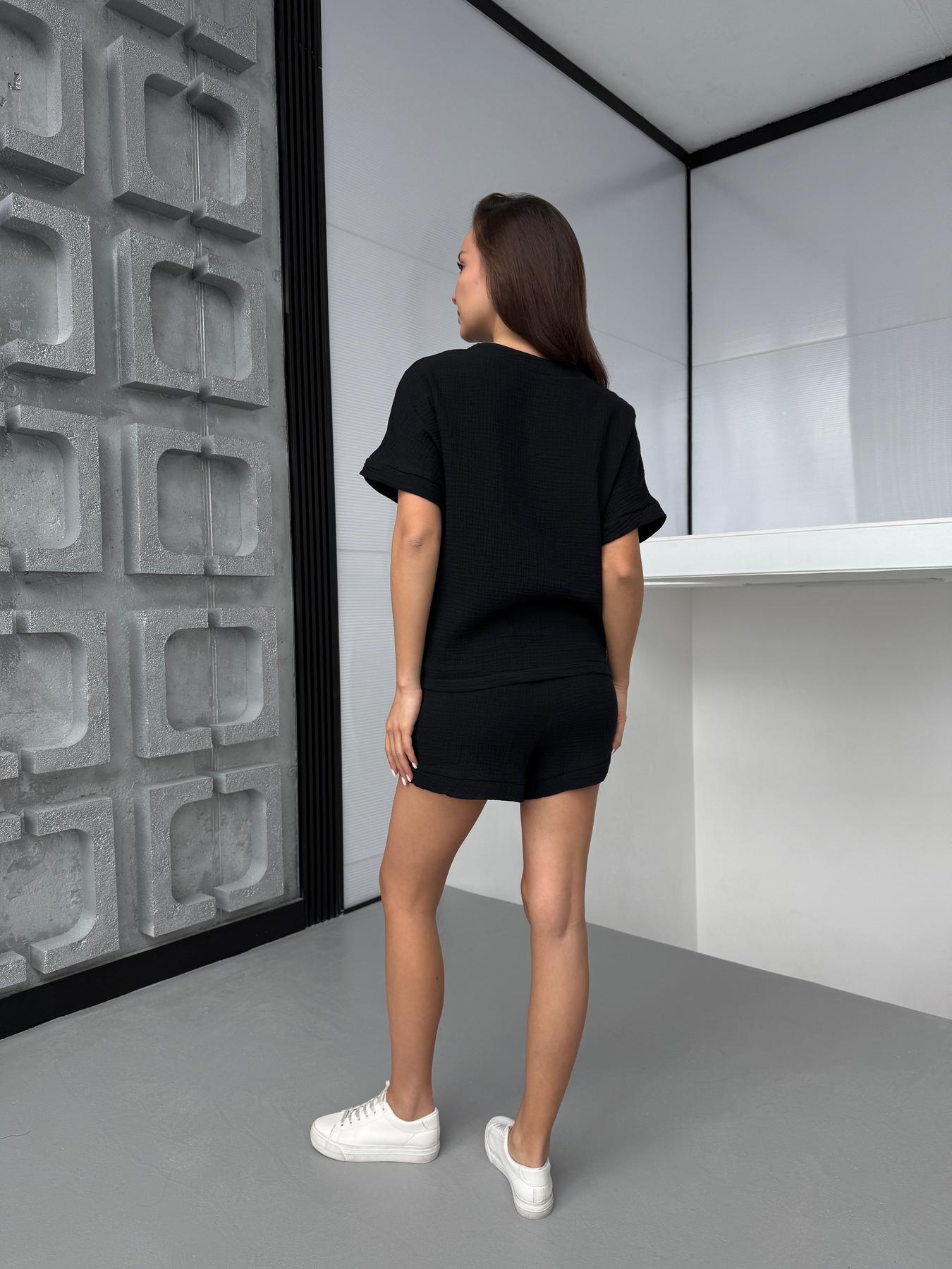 Костюм женский Hawaii COSY с шортами M Черный (MSH2) - фото 2