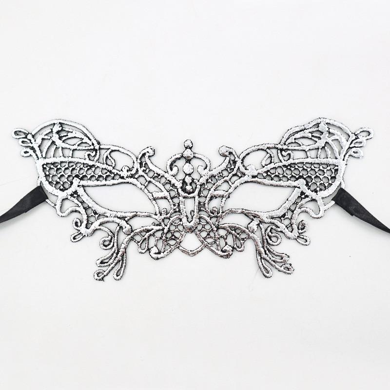 Маска карнавальная венецианская 22х9 см Серебристый (158902) Маска карнавальная венецианская 22х9 см Серебристый (158902)