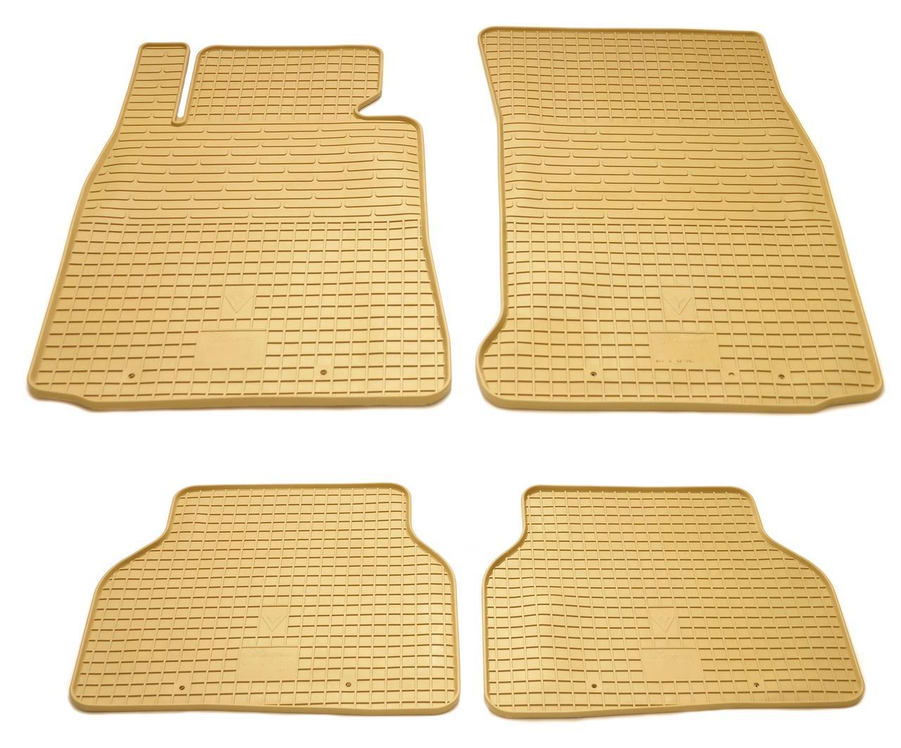 Коврики резиновые Stingray BMW 5 E39 95-/BMW 7 E38 94- 4 шт. Бежевый (2027024)