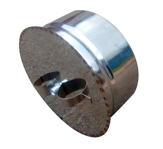 Лейка влагосборник капельник дымохода 130 нержавеющая сталь