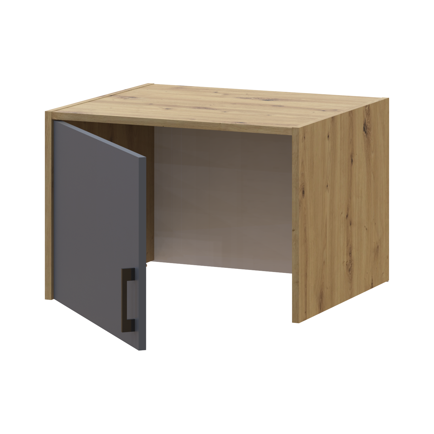 Антресоль до пеналу Doros Ронді ДСП 60х52х41 см Дуб Артізан/Графіт (41516245)