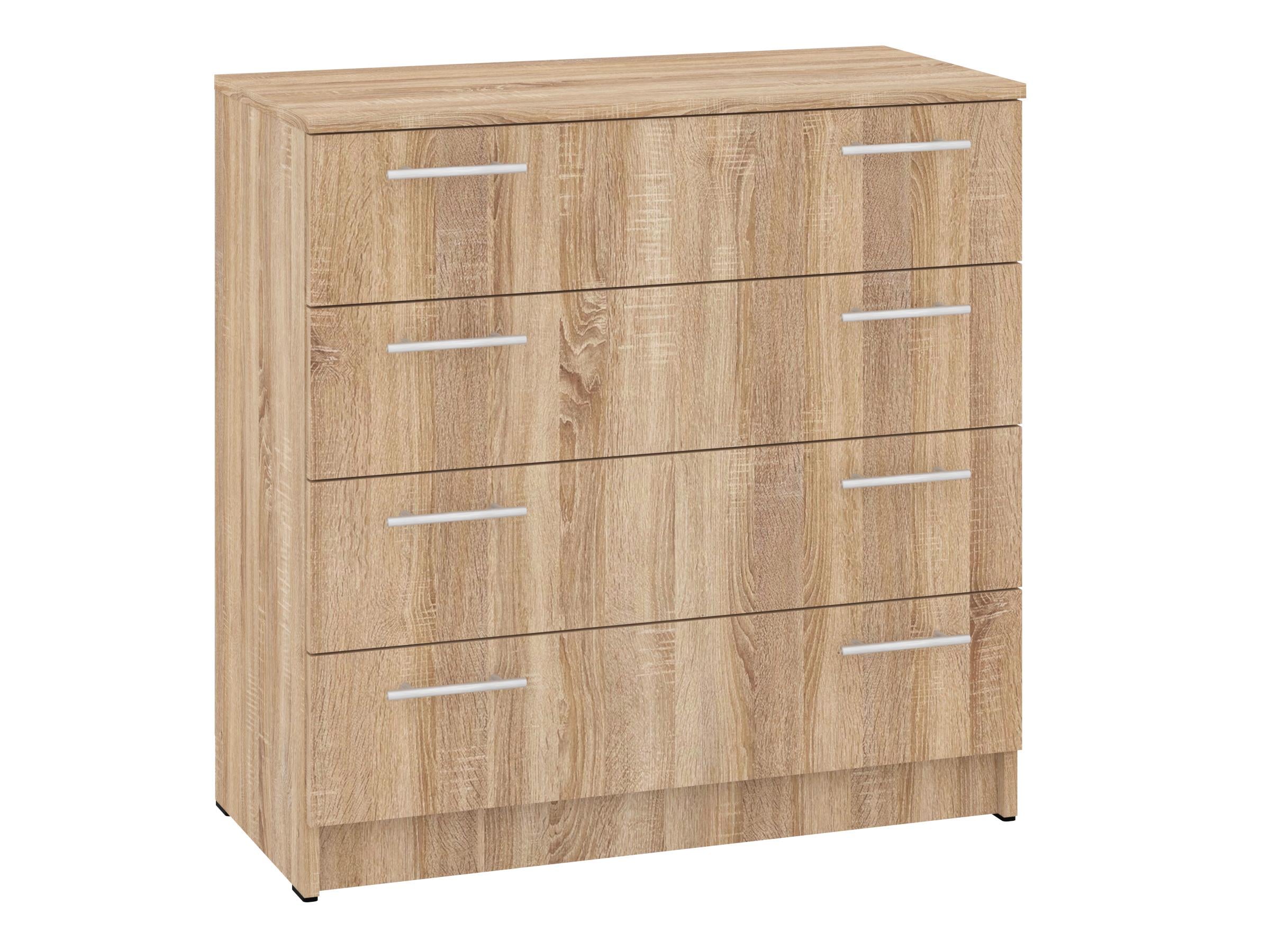 Комод с ящиками PEHOTIN К-4 ДСП 80х38х80 см Дуб сонома (PN-100522)