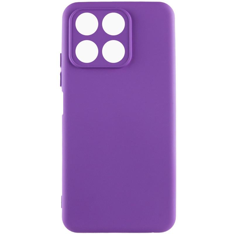 Противоударный чехол Silicone Cover Lakshmi Full Camera (A) для Huawei Honor X8a Фиолетовый / Purple