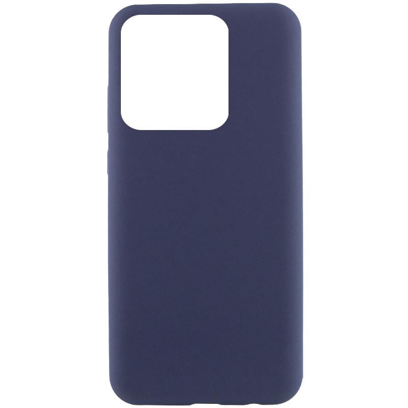 Противоударный чехол Silicone Cover Lakshmi (AAA) для Xiaomi Poco X6 / Note 13 Pro 5G Темно-синий / Midnight blue