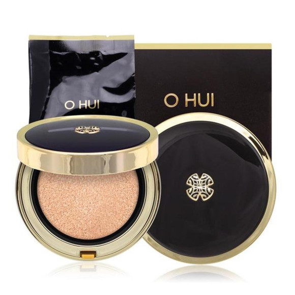 Кушон увлажняющий O HUI Ultimate Cover Cushion Moisture 01 Milk Beige Set (8801051246773)
