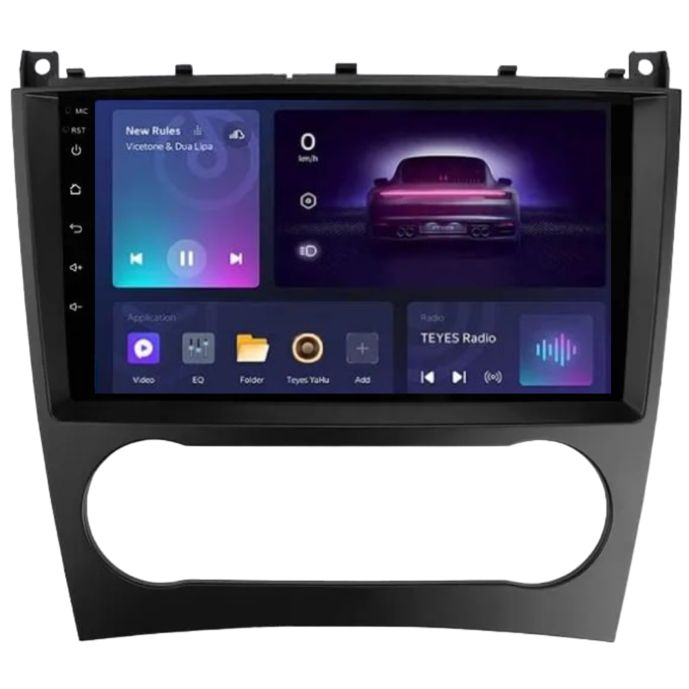 Магнитола штатная Teyes CC3 2K 4/64 GB для Mercedes Benz C-Class W203/CL203/C209/A209 2004-2011 г. 9" (AR-80538)