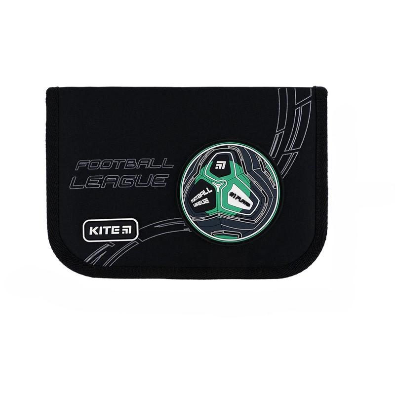 Пенал без наповнення KITE Football 1 відділення 2 відвороти (K24-622-6)