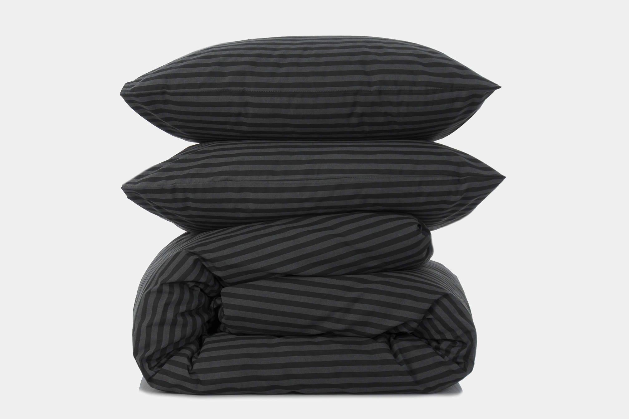 Комплект постельного белья двуспальный Amore Glux-10032 бязь Черный (KPB-A2-Glux-10032(70x70)_) - фото 1