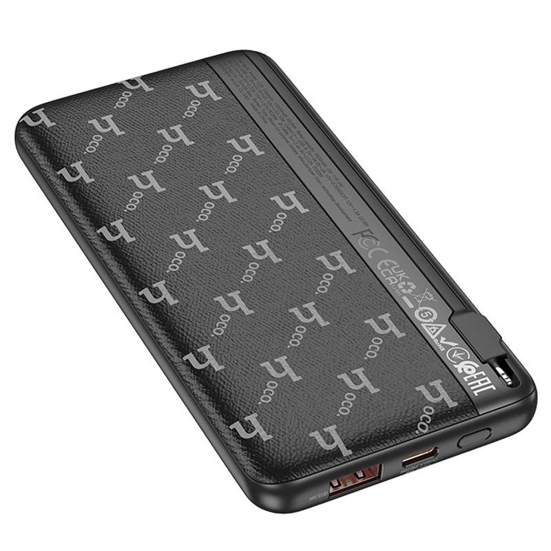 Повербанк Hoco Q29 Nobility 22,5W+PD20W Lightning 10000 mAh Black (00000074186_1) - фото 3 Повербанк Hoco Q29 Nobility 22,5W+PD20W Lightning 10000 mAh Black (00000074186_1) - фото 3