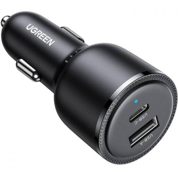 Зарядное устройство автомобильное UGREEN EC701 63W USB-C/USB-A PD3.0 Gray (607243) - фото 3 Зарядное устройство автомобильное UGREEN EC701 63W USB-C/USB-A PD3.0 Gray (607243) - фото 3