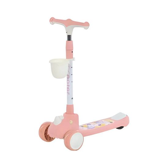 Самокат JR 3-107 3в1 Розовый
