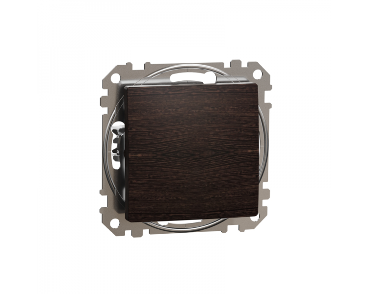 Выключатель одноклавишный Schneider Electric Sedna Design&Element ABS-UV кнопочный Венге (SDD181111)