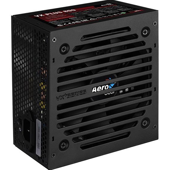 Блок питания AeroCool VX Plus Stealth ATX 800W с вентилятором 120 мм Black (ACPN-VS80AEY.12)