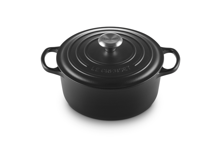 Каструля Le Creuset Signature 4,2 л з кришкою матова Чорний (21177240002430) - фото 2