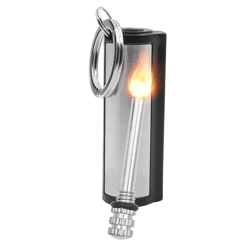 Спичка-кресало бензиновая цилиндр вечная Серебристый (33484027)