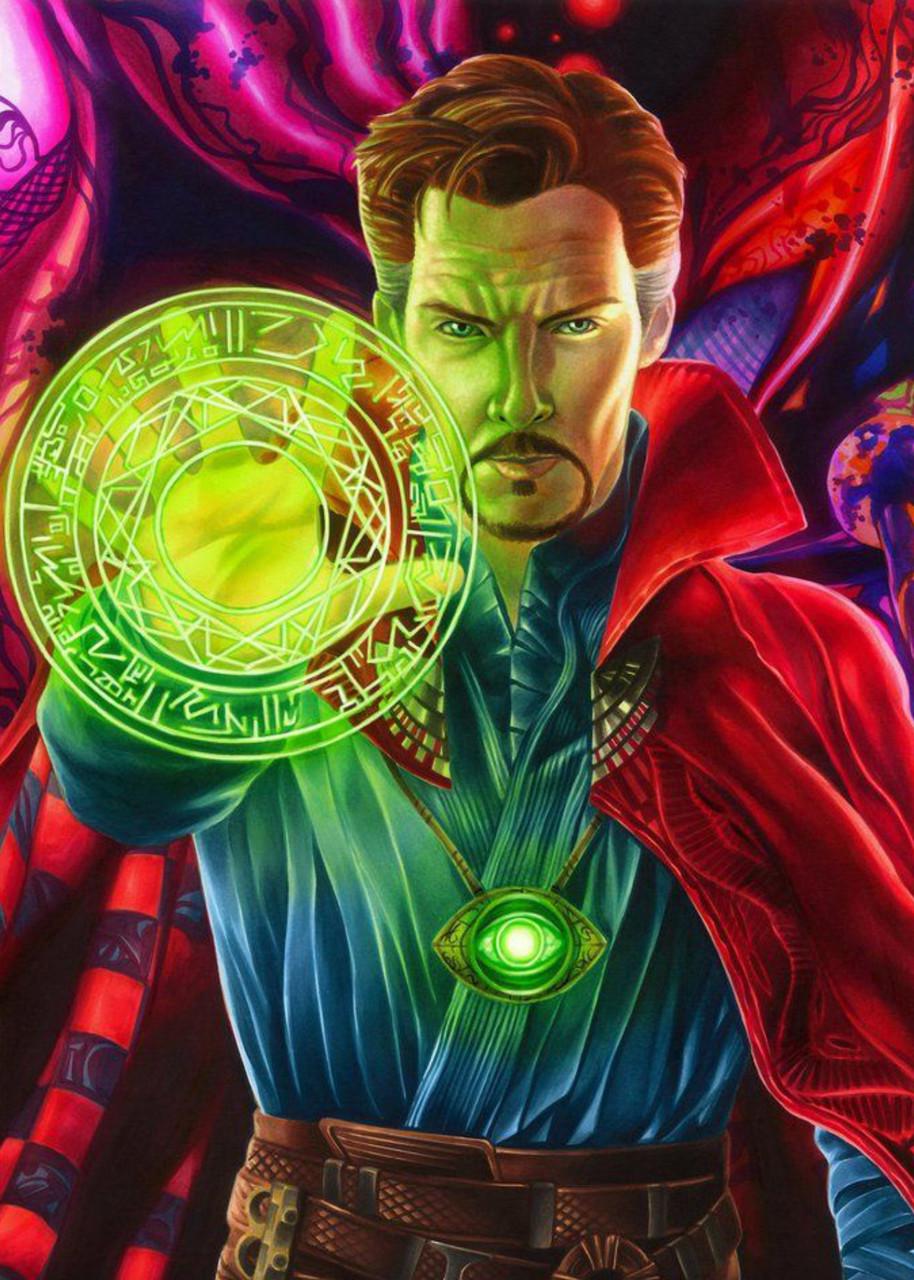 Картина постер Gee! Doctor Strange Доктор Стрендж фан 40х60 см DS.09.042