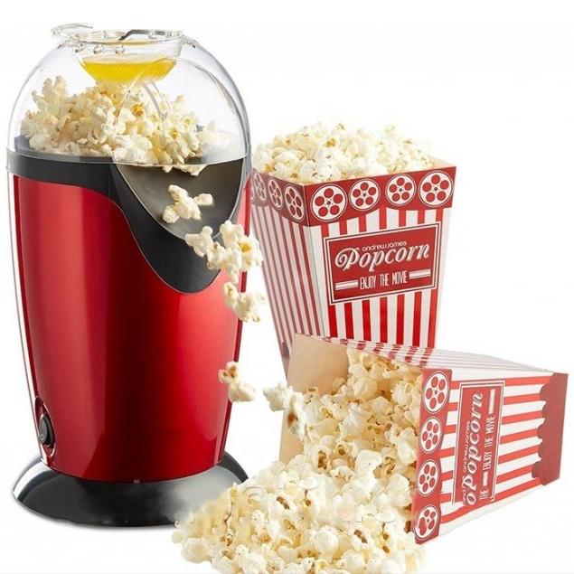 Аппарат Popcorn Maker для приготування попкорну без використання олії (2759) - фото 3