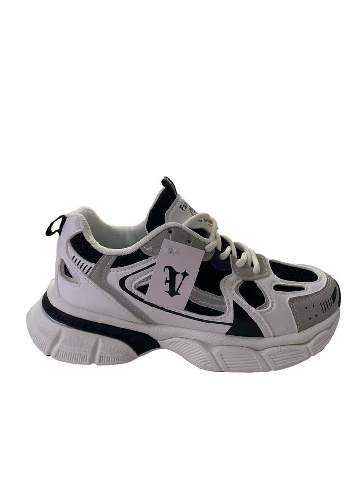 Кроссовки Violeta 136-21x08 женские Бело-черный (192212-4) - фото 5 Кроссовки Violeta 136-21x08 женские Бело-черный (192212-4) - фото 5