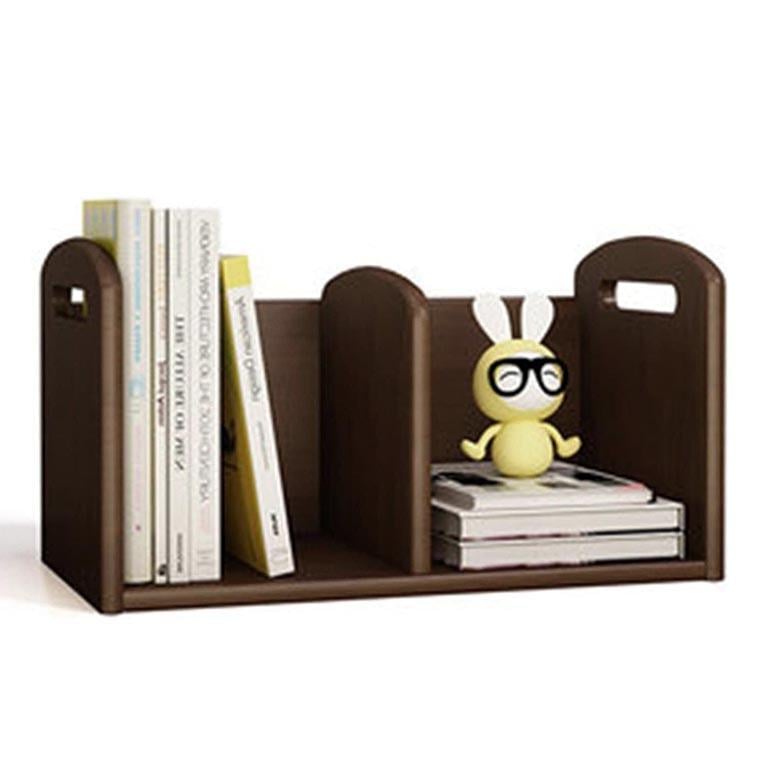 Полка книжная настольная из дерева Юрвал Капучино (КПА-008409)