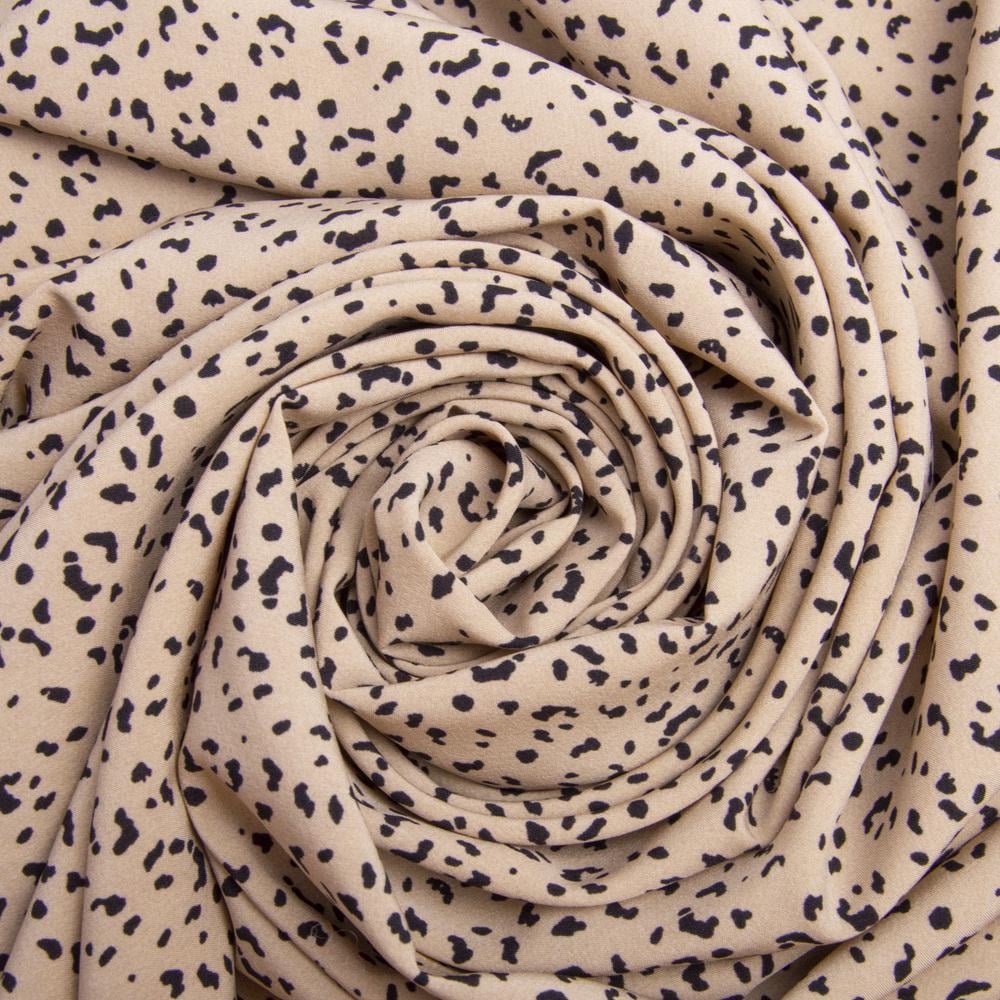 Ткань платевая Super Soft лео Песок (23920)