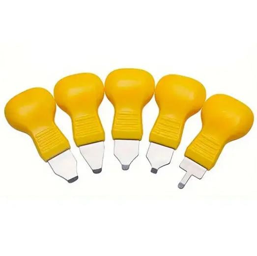 Лопатки для розтину годинника та дрібної техніки 5 шт. 85 мм Жовтий (7000007177)