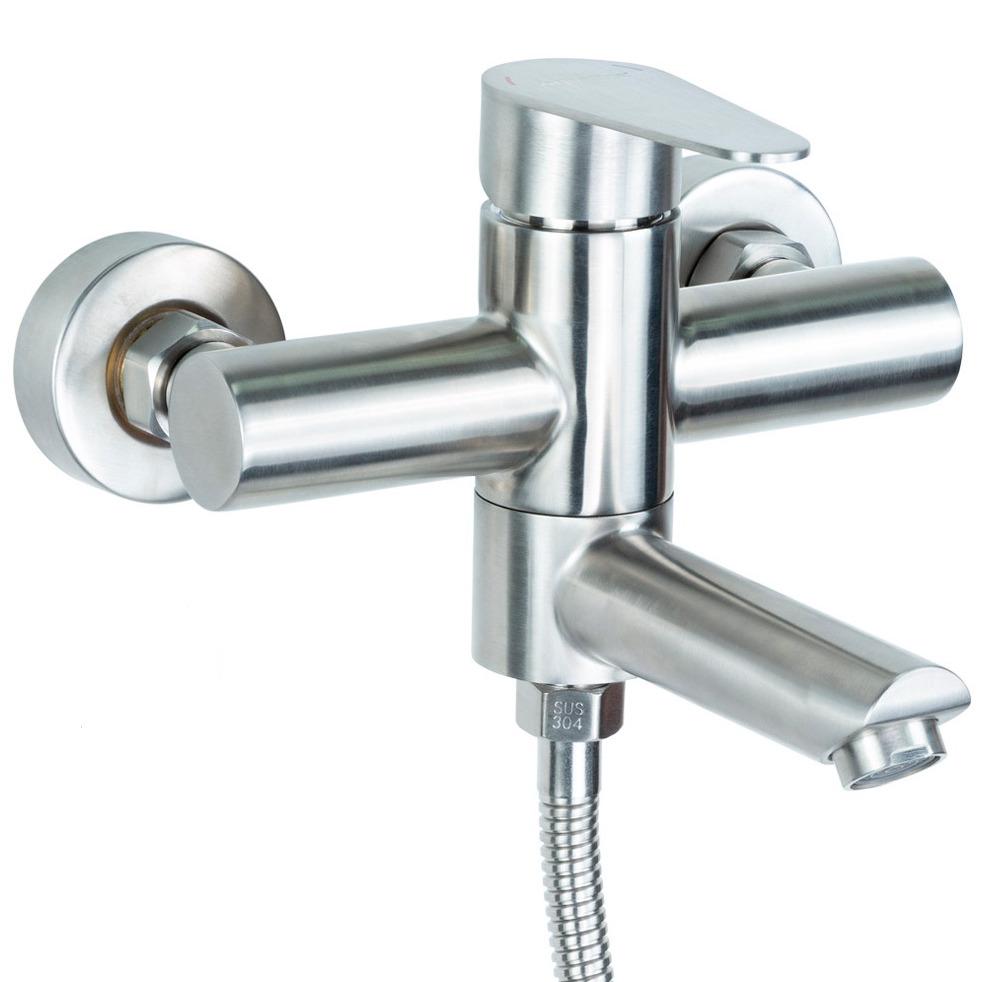 Змішувач для ванної AQUATICA T-2C171P 9719211 одноважільний Сатин (222485) Змішувач для ванної AQUATICA T-2C171P 9719211 одноважільний Сатин (222485)