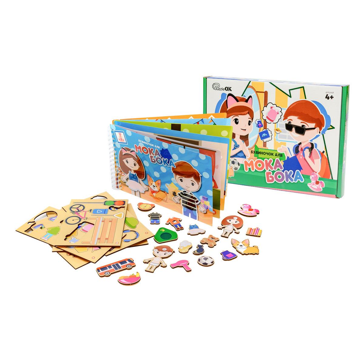 Настільна гра PuzzleOK Мока Бока Будиночок Різнокольоровий (SR-113-N-282) - фото 2 Настільна гра PuzzleOK Мока Бока Будиночок Різнокольоровий (SR-113-N-282) - фото 2