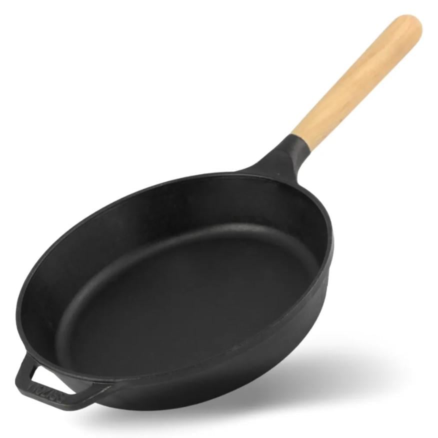 Сковорода чугунная Brizoll с ручкой 28 см