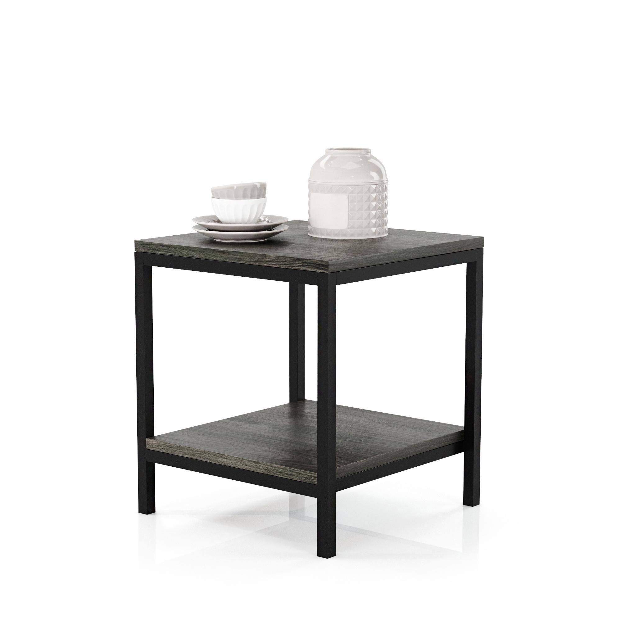 Журнальный стол Vian-Dizain Р-3 Морское дерево карбон/Черный