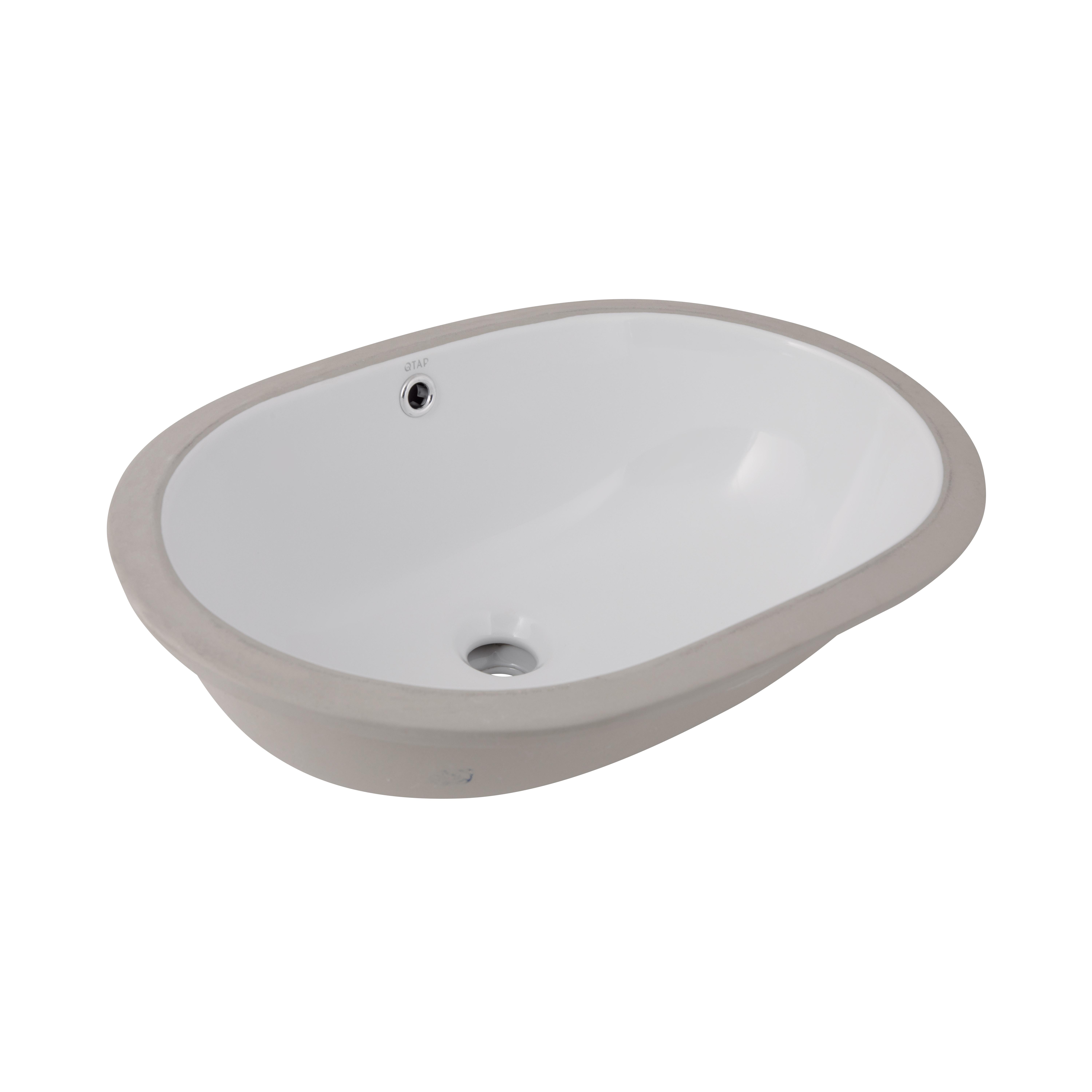 Раковина Qtap Stork 570x390x210 мм White (QT15110522W)