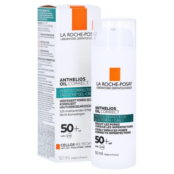 Крем для проблемной кожи La Roche-Posay Anthelios Oil Correct SPF50+ солнцезащитный