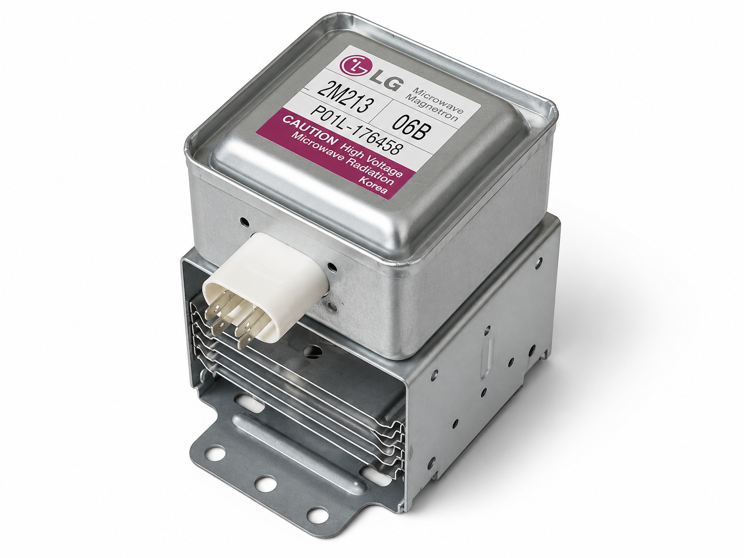 Магнетрон для микроволновки LG 2M213-01TAG 700W 180° 70x73 мм