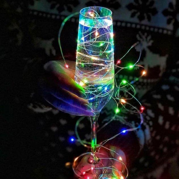 Гирлянда светодиодная нить роса 20 м на батарейках/USB Разноцветный (2417494074) - фото 3 Гирлянда светодиодная нить роса 20 м на батарейках/USB Разноцветный (2417494074) - фото 3