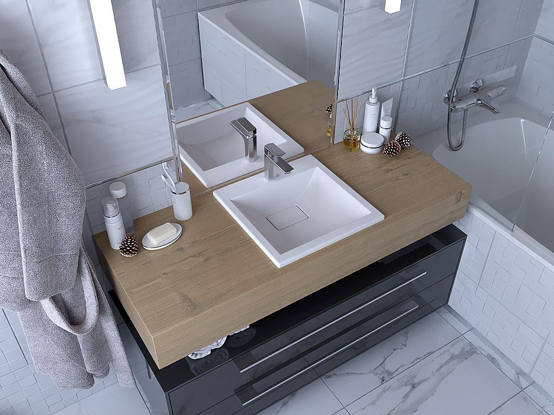 Умивальник накладний Luxor Veo Low 40 (33368169)