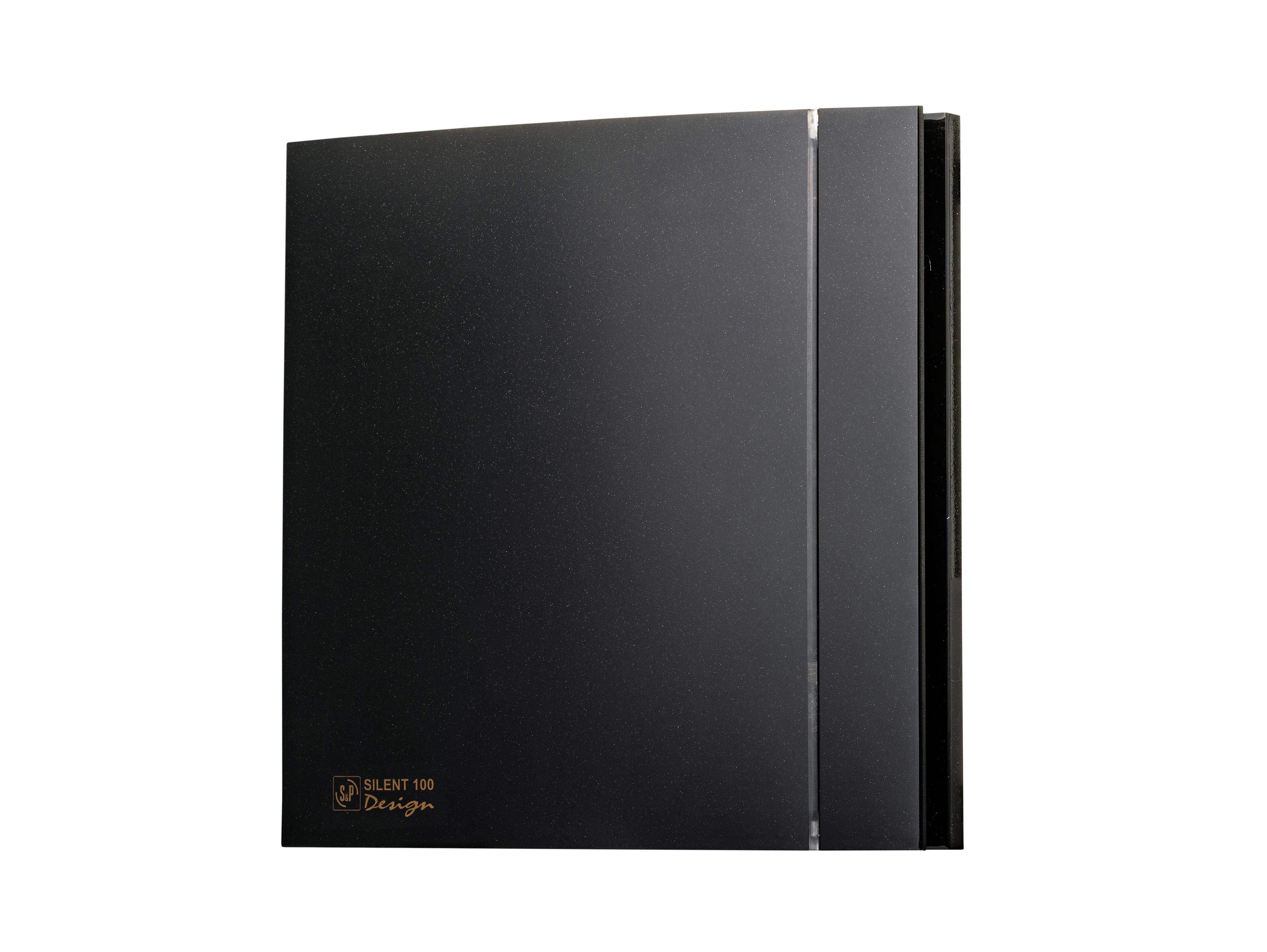 Вентилятор вытяжной для ванной Soler&Palau SILENT 100 CZ Black Design 4C Черный глянец