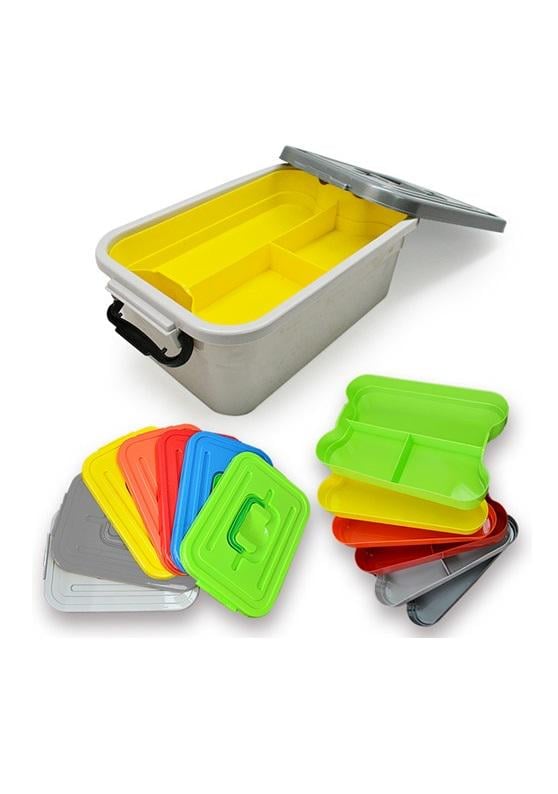 Ящик зі знімною полицею PB-973 3,8 л 19,5х28х10,5 см - фото 3 Ящик зі знімною полицею PB-973 3,8 л 19,5х28х10,5 см - фото 3